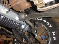 Reconnect inner tie rods to centerlink